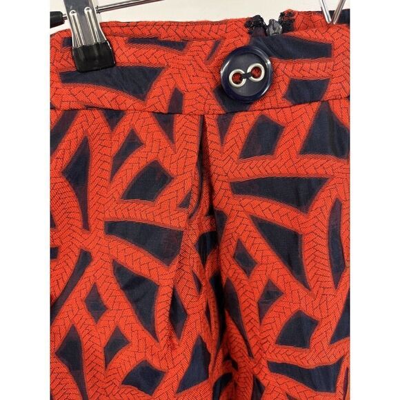 New Anthropologie Eva Franco Mariner Skirt Size 4 Petites Red Navy MSRP $140 - Picture 9 of 16